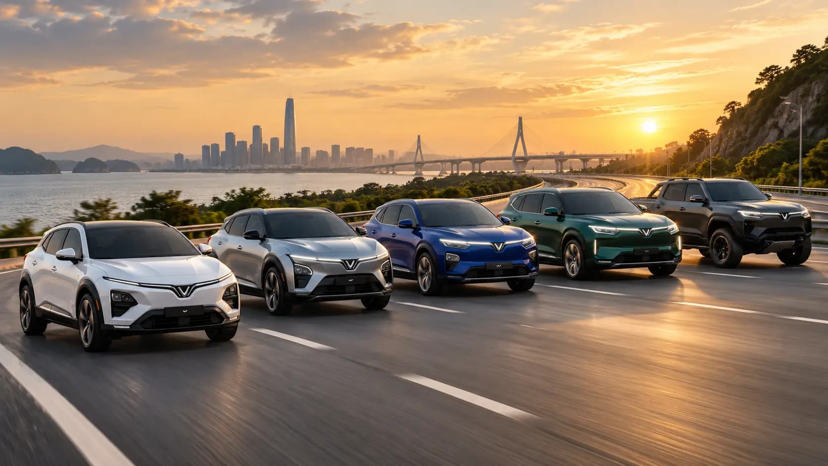 Editorial line-up of premium electric SUVs — illustrative reference for the models an India dealer would retail.